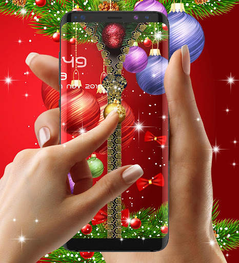 Christmas lock screen screenshot 1
