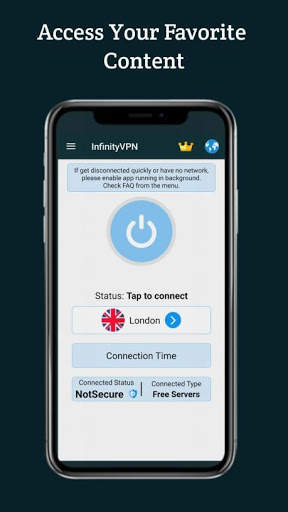 Infinity VPN 2020 - Free Secure Proxy screenshot 2