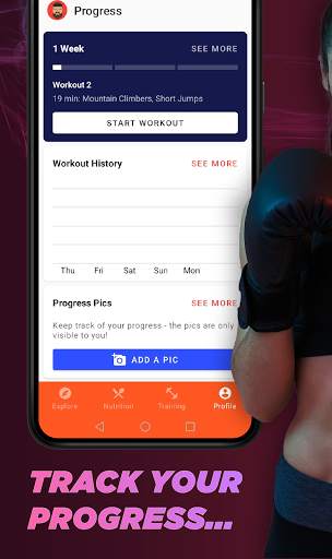 MMA Spartan System Female 🥊 - Home Workouts Free screenshot 6
