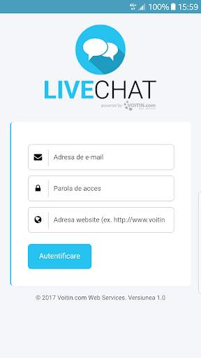 Live Chat - Voitin.com screenshot 1