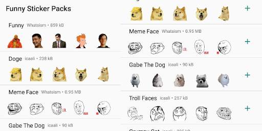 Funny sticker meme for WhatsApp screenshot 1