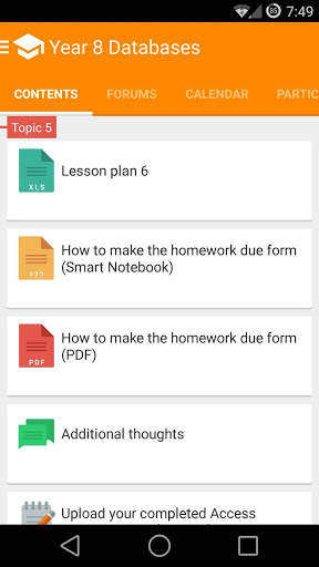 MDroid for Moodle screenshot 2