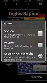 Inglés Rápido Lite screenshot 3