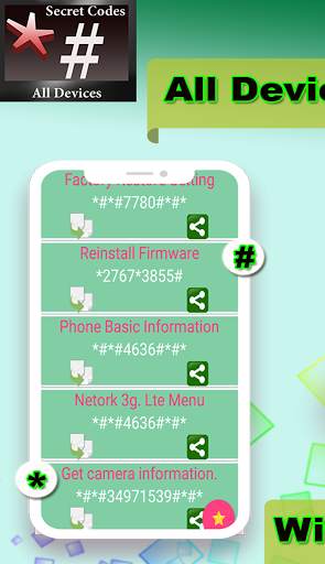 Secret Codes for android screenshot 6