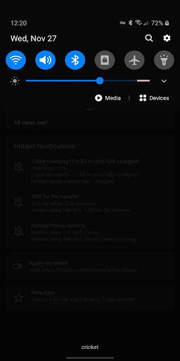 TidyPanel (Notifications Blocker & Cleaner) скриншот 6