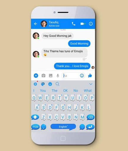 keyboard Messenger स्क्रीनशॉट 2
