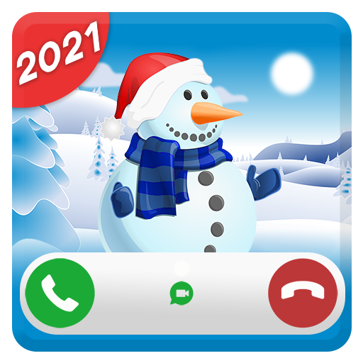 Snowman 📱 Fake Call   Chat (game simulation) icon