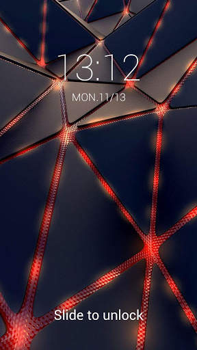 AppLock Theme Red Iron screenshot 3