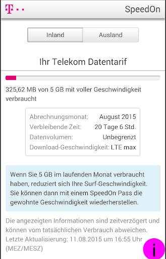 Datapass - Datenverbrauch screenshot 1