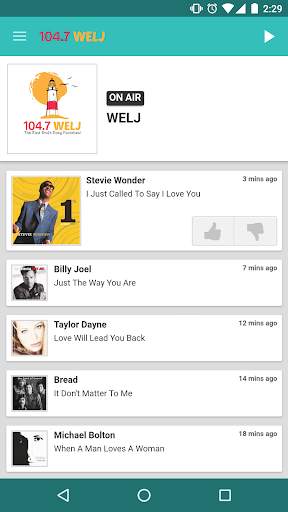 104.7 WELJ 1 تصوير الشاشة