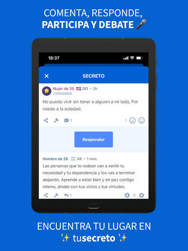 TuSecreto: Red Social Anónima screenshot 12