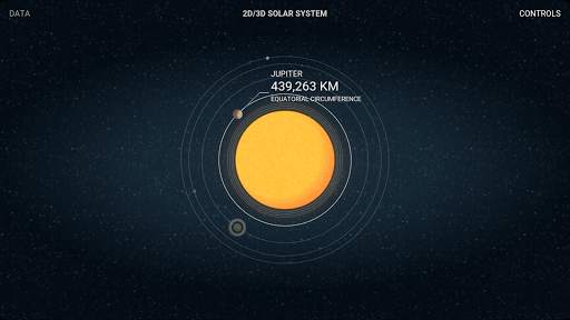 2D / 3D Solar System screenshot 3