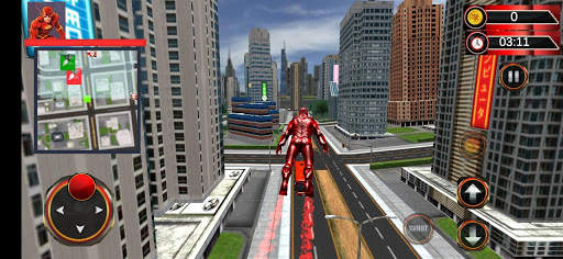 Iron Rope Hero War - Superhero crime city Games स्क्रीनशॉट 2