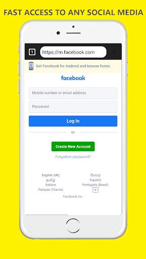 Social Explorer: Ultra Fast Browser screenshot 4