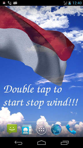 Indonesia Flag Live Wallpaper screenshot 1