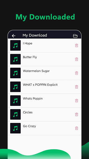 Music downloader - Mp3 player स्क्रीनशॉट 5