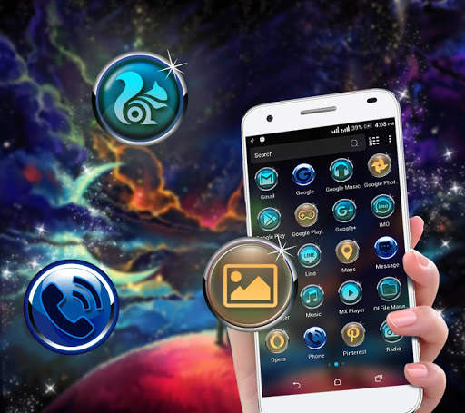 Magic Night Launcher Theme screenshot 1