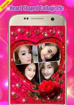 Pink Love Valentine Collage screenshot 1