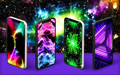 Glowing live wallpaper screenshot 1