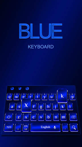 Cool Blue Keyboard screenshot 2