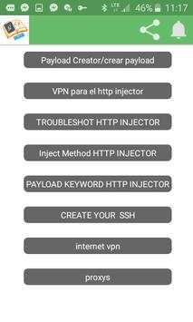 HTTP INJECTOR (user's Guide) screenshot 2