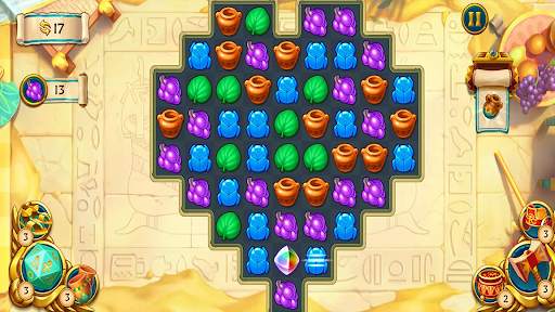 Jewels empire Egypt Quest king star match3 Puzzles screenshot 1