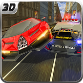 Szybkie Police Car Chase 3D icon