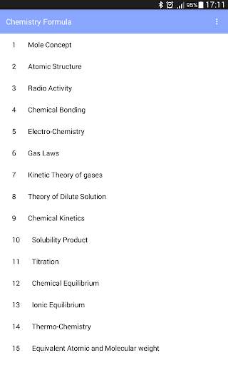 Chemistry Formula screenshot 5