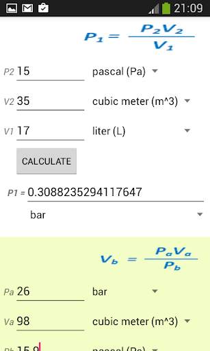 Pressure Converter Equation скриншот 4