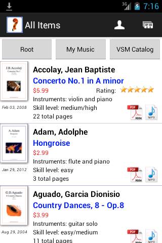 Virtual Sheet Music screenshot 4