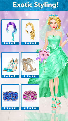 Ice Princess Wedding Dress Up screenshot 5