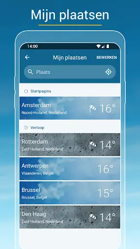 Weer & Radar - regenradar screenshot 2