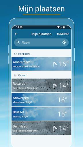 Weer & Radar - regenradar screenshot 2