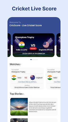 Cricket Live Line - Live Score screenshot 1