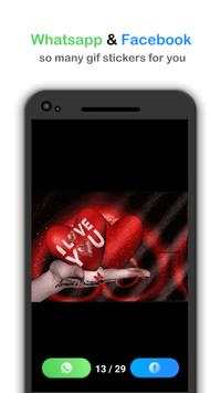 Romantic Gif Stickers For WhatsApp screenshot 4