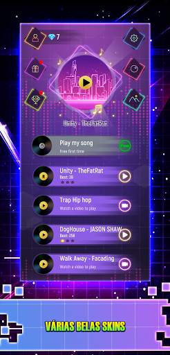 Tiles Hop Ball - Neon EDM Rush screenshot 2