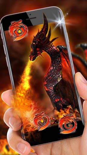 Fire Dragon Launcher Theme Live HD Wallpapers скриншот 2