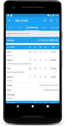 Cricket Scorer - Score Blower screenshot 5