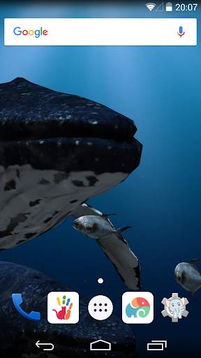 3D Sea Fish Live Wallpaper HD screenshot 6