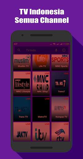 Indo TV - Live Streaming Semua Channel Lengkap screenshot 1