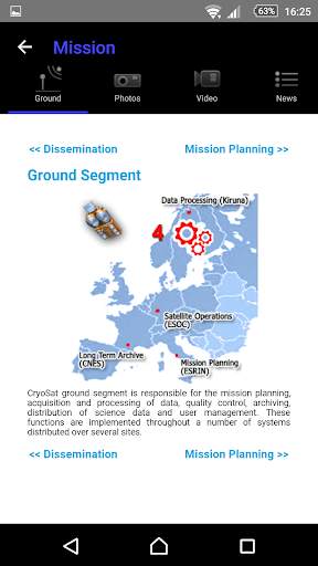 ESA cryosat скриншот 2