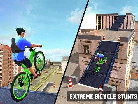 Rooftop BMX Bicycle Stunts screenshot 7