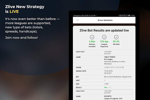 ZLive Live Betting Bot screenshot 9