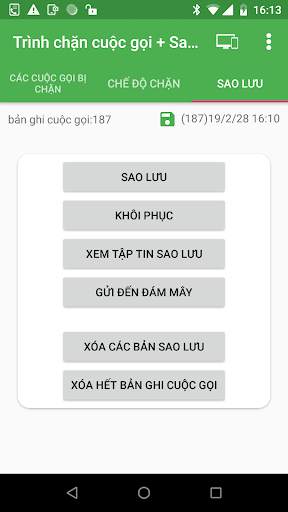 Chặn cuộc gọi và sao lưu cuộc gọi screenshot 3