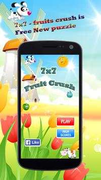 7x7 - fruits crush screenshot 2