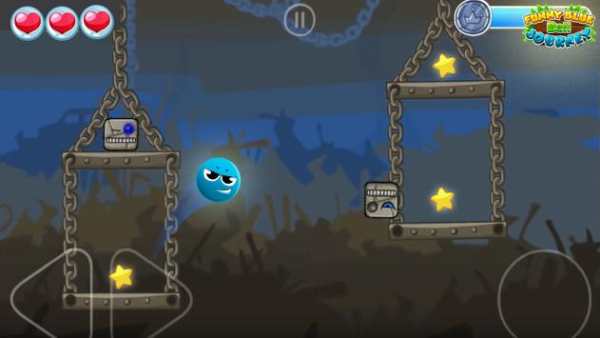 Funny Blue Ball Journey screenshot 7