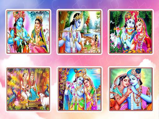 Hindu God Lord Krishna Janmashtami jigsaw puzzle screenshot 2