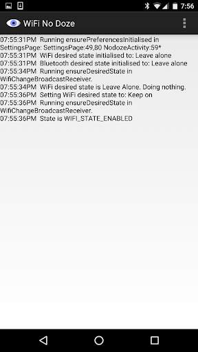 WiFi No Doze screenshot 2