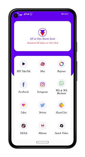 All in One Status Saver screenshot 2