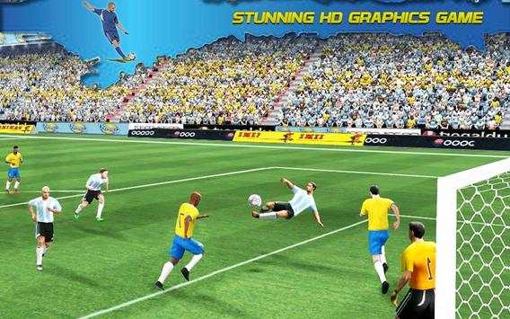 Pertandingan sepak bola sesungguhnya 2018 screenshot 1